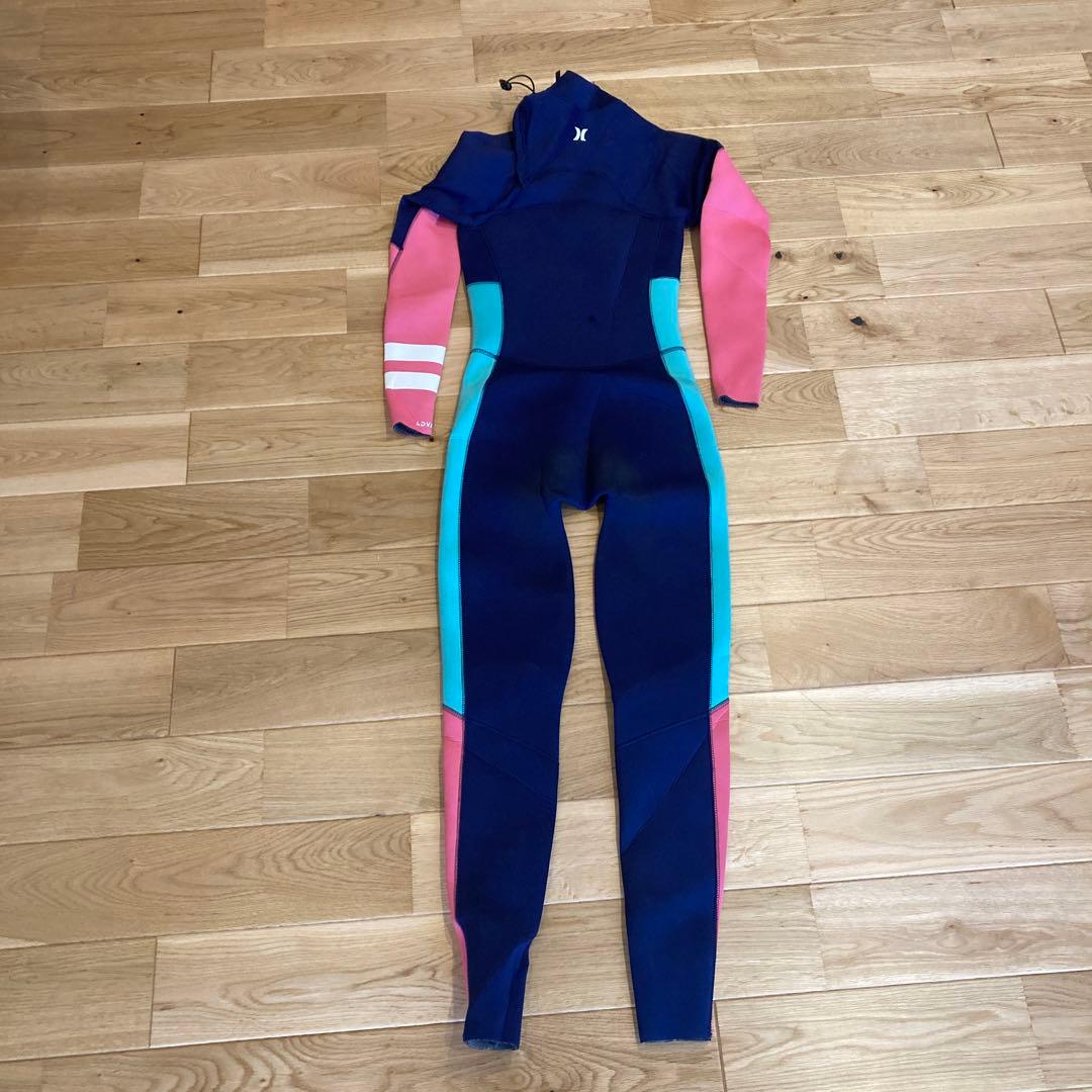 Hurley ADVANT フルスーツ 3/2 ネイビー ピンクサイズ8