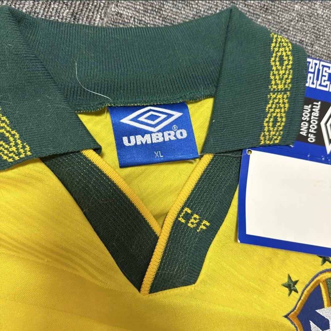未使用 ブラジル代表 90's XL UMBRO アンブロ サッカー ユニ