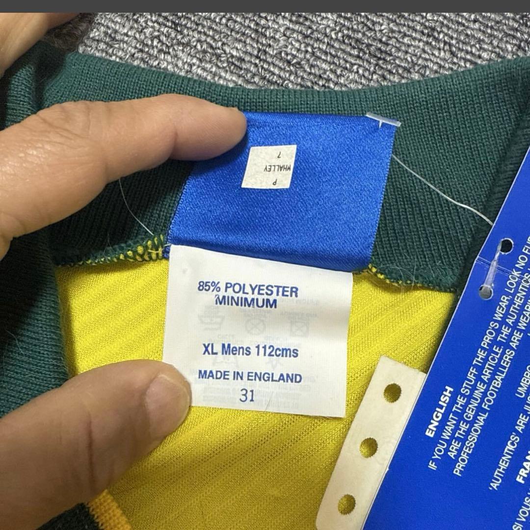 未使用 ブラジル代表 90's XL UMBRO アンブロ サッカー ユニ