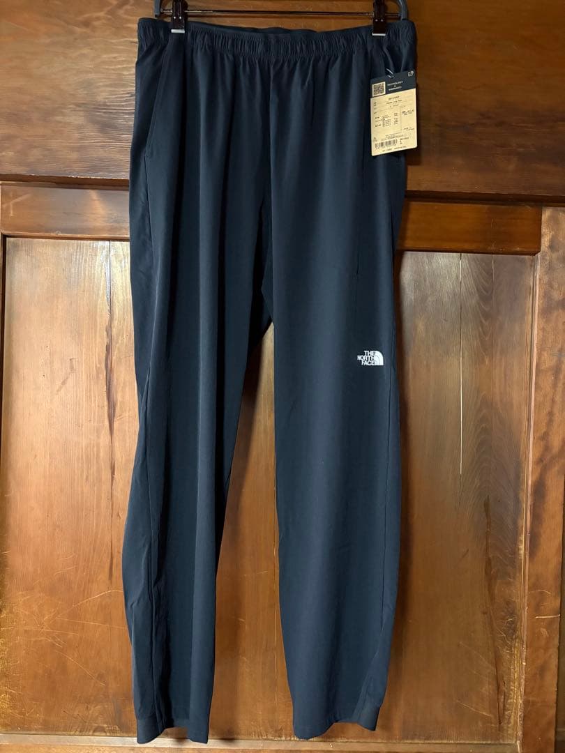 未使用タグ付　THE NORTH FACE　フレキシブルロングパンツ　黒　XL