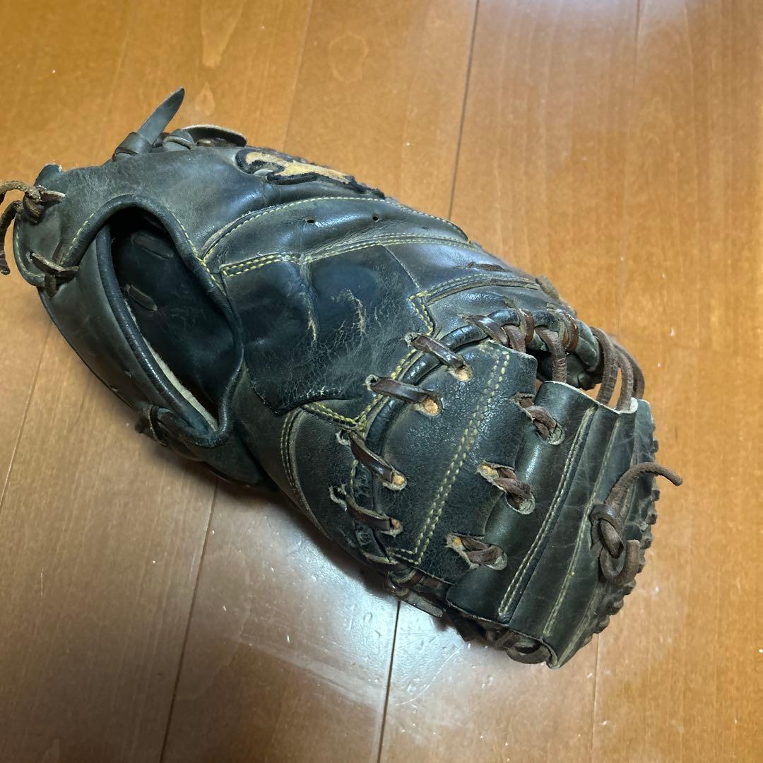 硬式野球グローブ 黒 キャッチャーミット