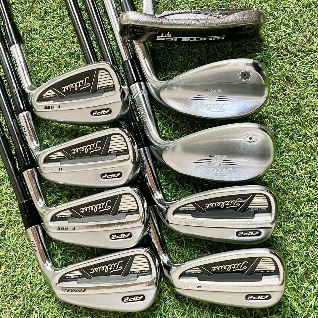 【バッグ美品】タイトリスト 917 AP2 ゴルフクラブセット S 12本 右用