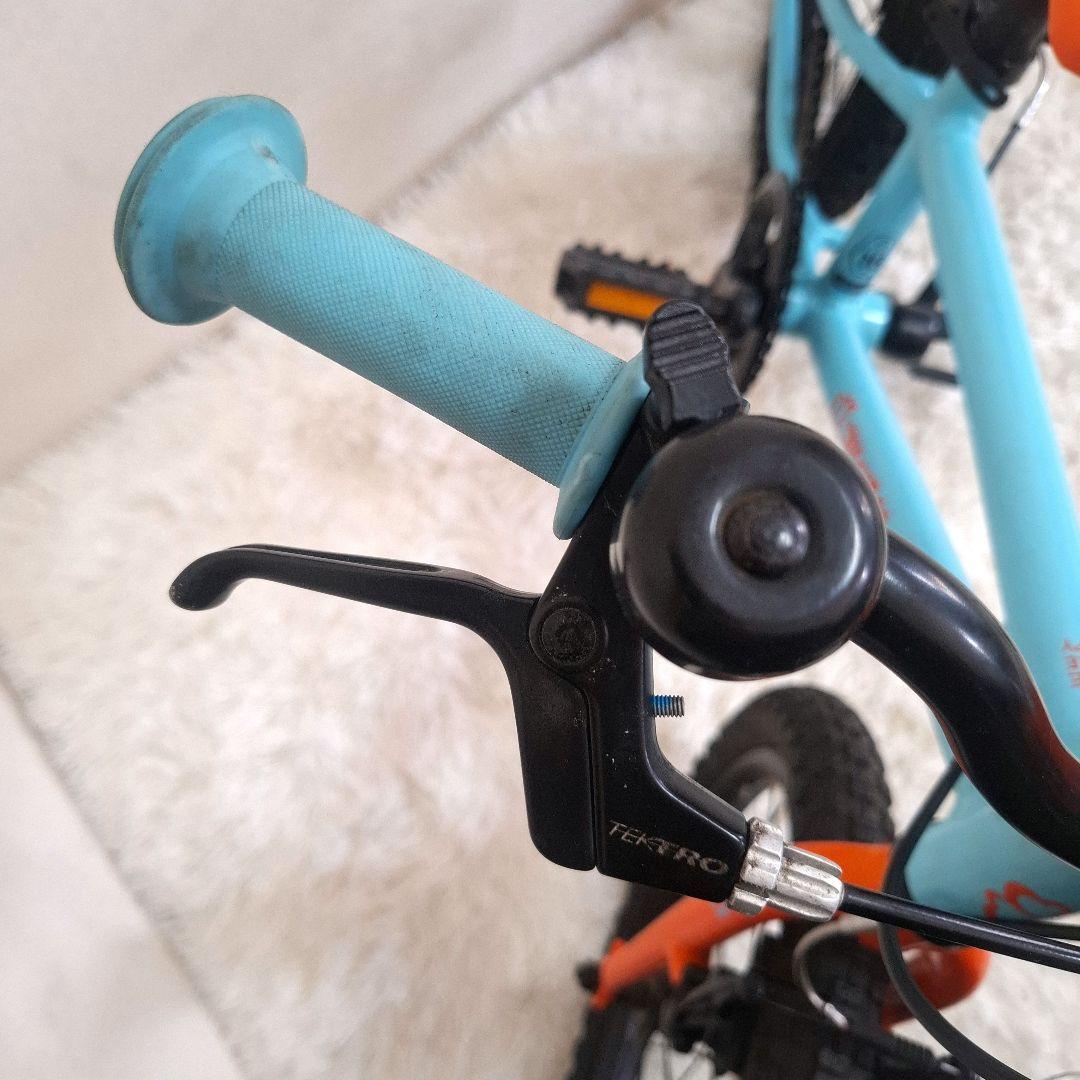 【美品】ヨツバサイクル 16サイズ キッズバイク 補助輪付き