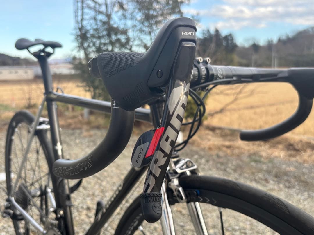 SRAM RED 22 クロモリ　スチール　ロードバイク ブラック