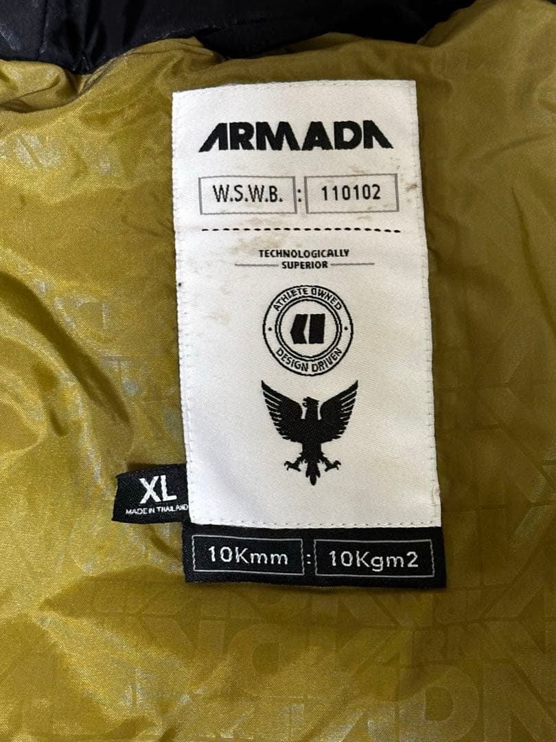 ARMADA スキーウェア XL ブラック/イエロー