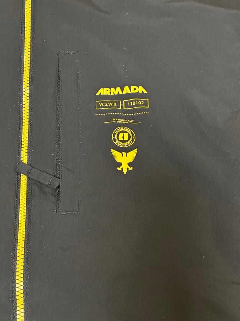 ARMADA スキーウェア XL ブラック/イエロー