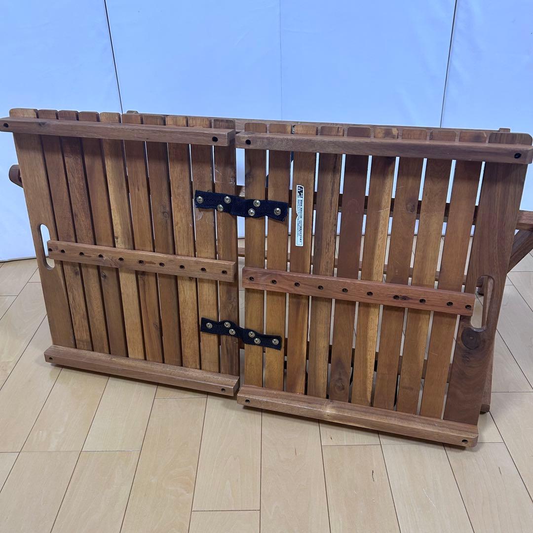 NITORI ニトリ ローテーブル 天然木 アカシア 折りたたみ アウトドア