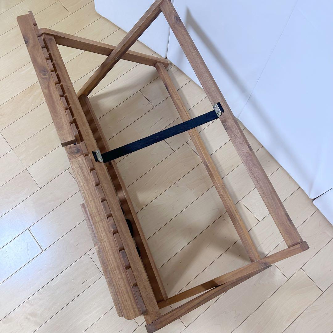 NITORI ニトリ ローテーブル 天然木 アカシア 折りたたみ アウトドア