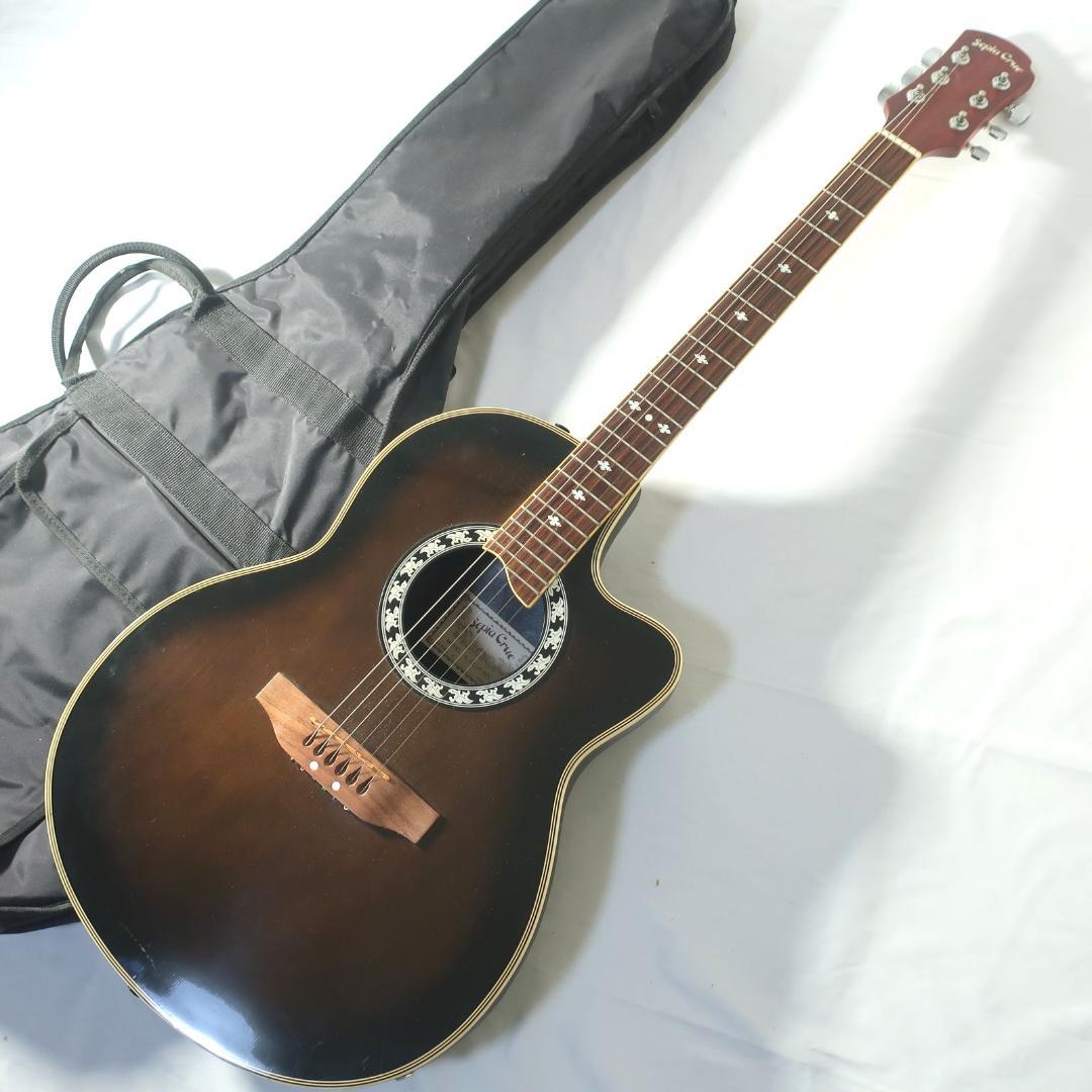 Sepia Crue EA-240-BKS エレアコ ギター ケース付