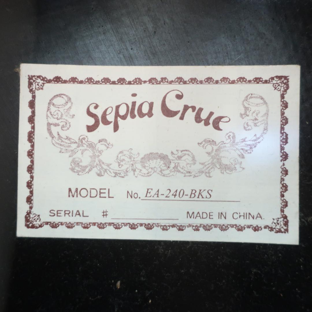 Sepia Crue EA-240-BKS エレアコ ギター ケース付