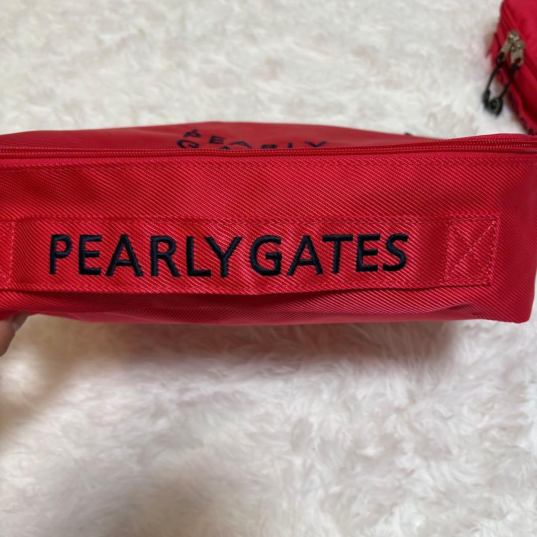 PEARLY GATES パーリーゲイツ　2段ロゴ　ポーチ　マルチ　ゴルフ