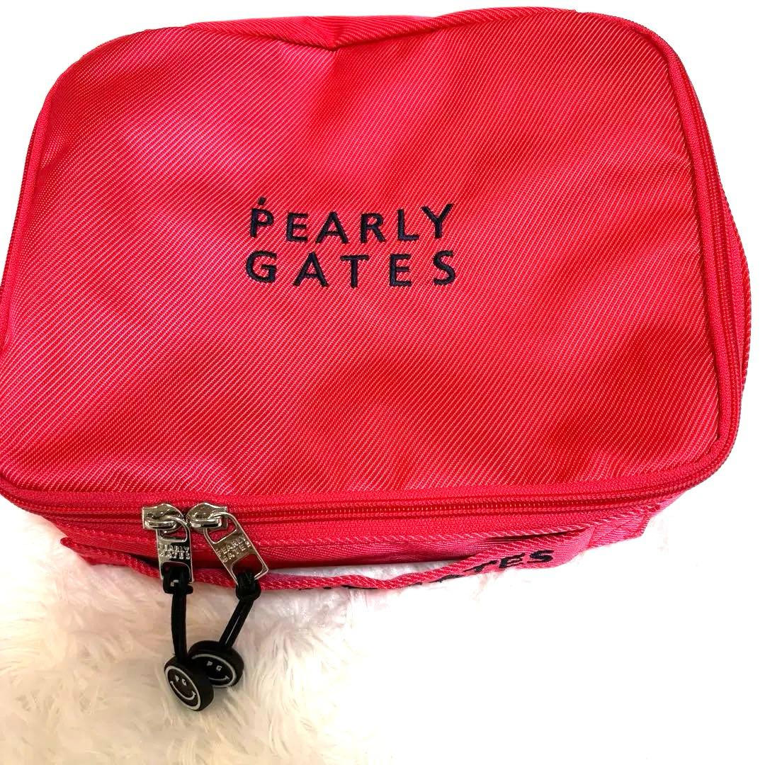 PEARLY GATES パーリーゲイツ　2段ロゴ　ポーチ　マルチ　ゴルフ