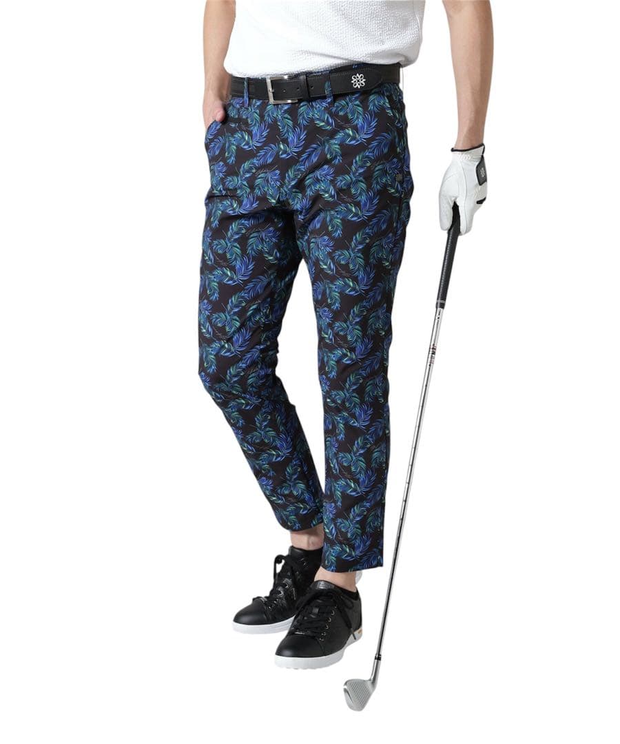 【50％オフ】定価2.1万円　St ANDREWS ゴルフパンツ 柄　メンズ