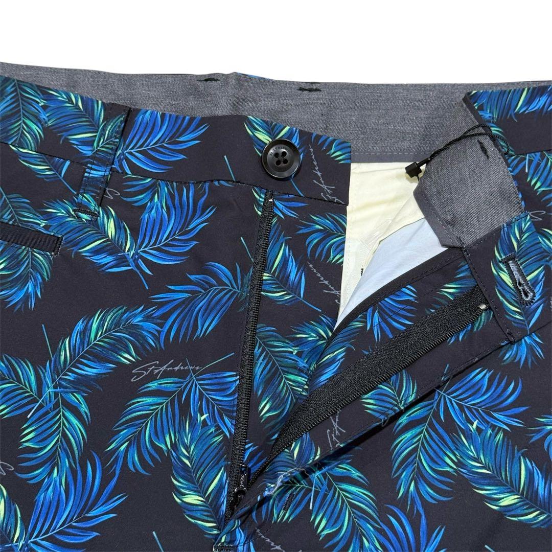【50％オフ】定価2.1万円　St ANDREWS ゴルフパンツ 柄　メンズ