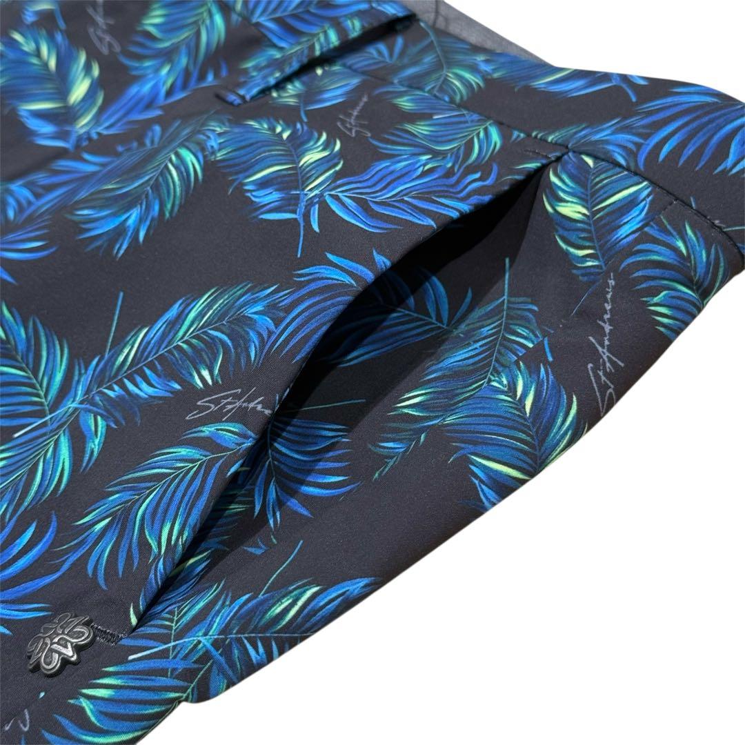 【50％オフ】定価2.1万円　St ANDREWS ゴルフパンツ 柄　メンズ