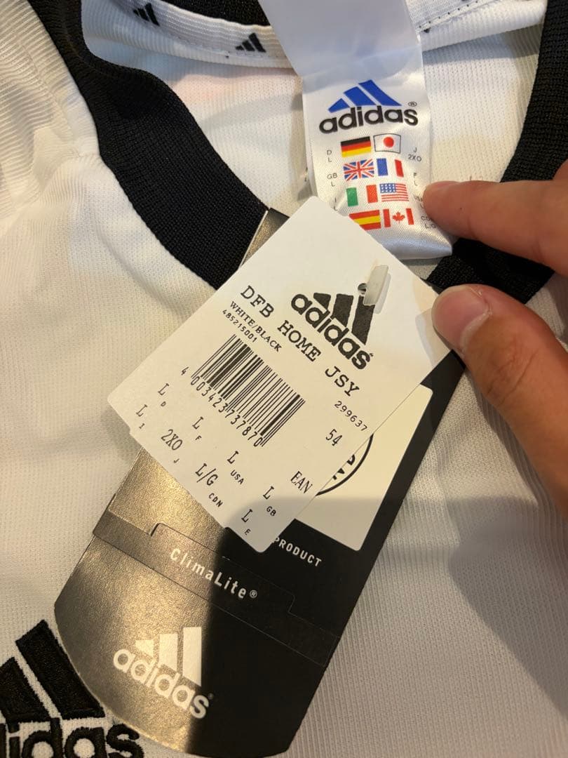 【正規品】adidas サッカーシャツ Bierhoff 9 タグ付き