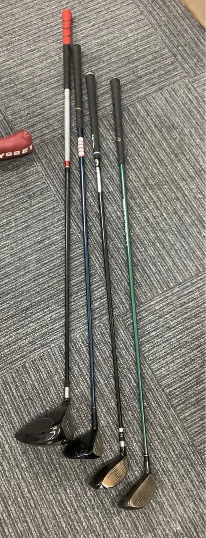 ゴルフクラブ17本セット ゴルフバッグ HI-BRID 黄色