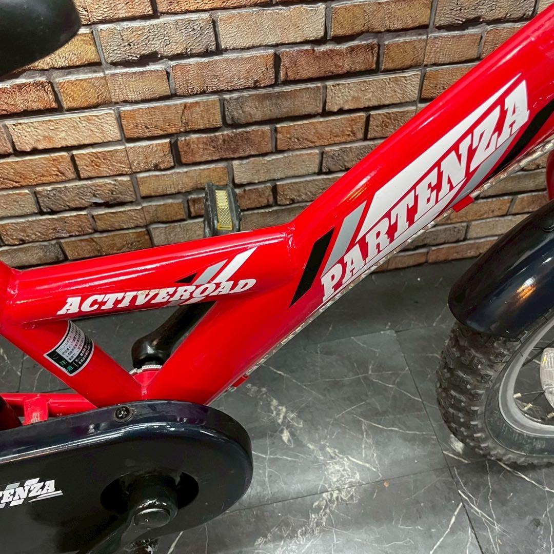 【120】子供用自転車 子供車 PARTENZA レッド 14インチ シングル