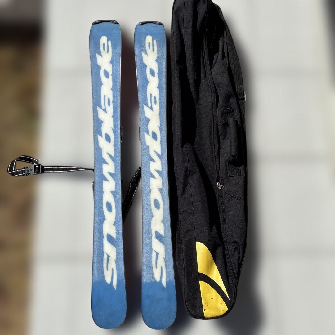 送料込み❗ salomon ショートスキー 専用ケース付き