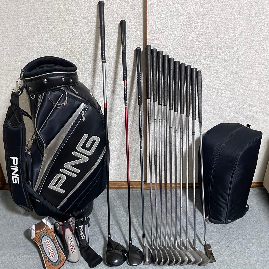 入手困難 レフティ PING 他ブランド混入なし！完璧に揃ったゴルフセット 希少