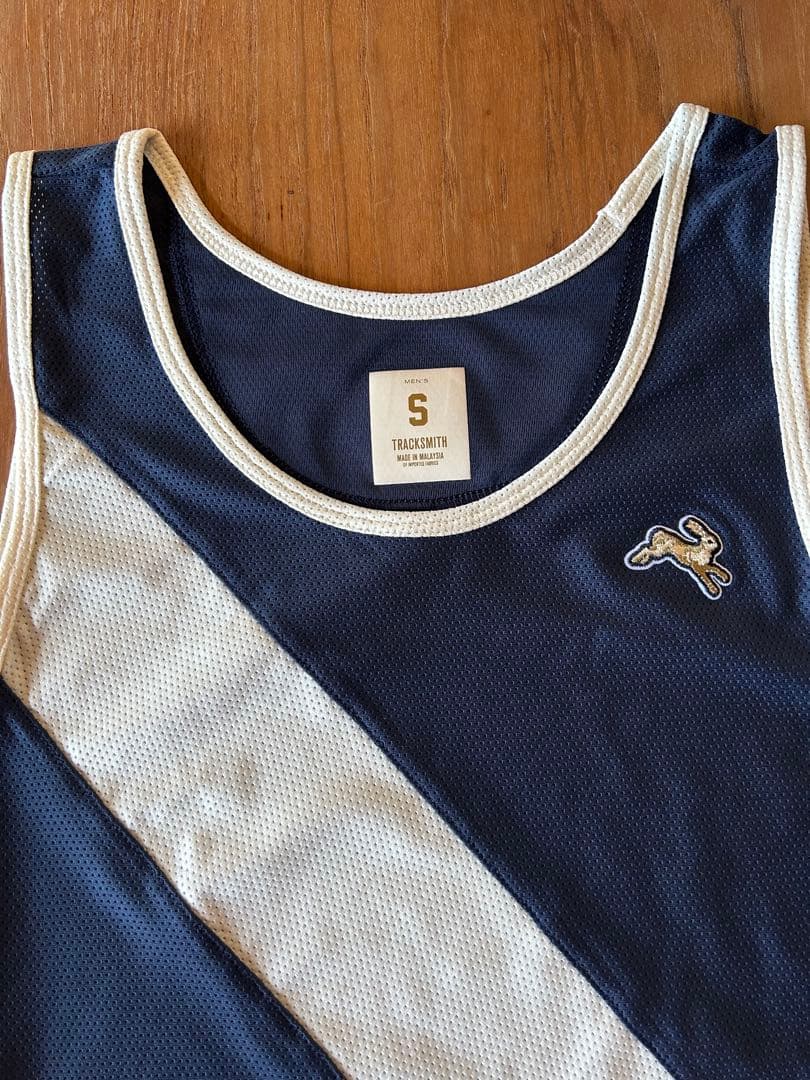 Tracksmith メッシュタンクトップ シングレット Sサイズ