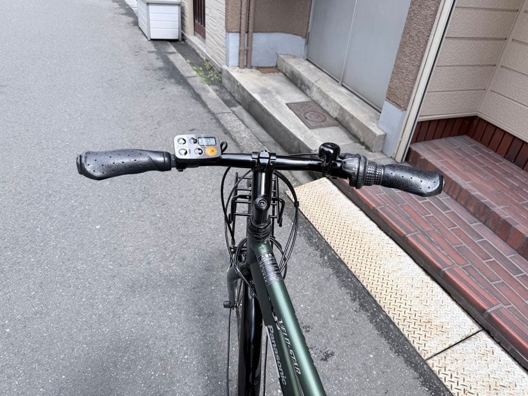 大阪府　パナソニック　スポーツ　 電動アシスト自転車 オリーブグリーン