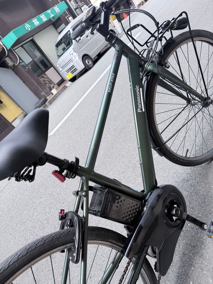 大阪府　パナソニック　スポーツ　 電動アシスト自転車 オリーブグリーン