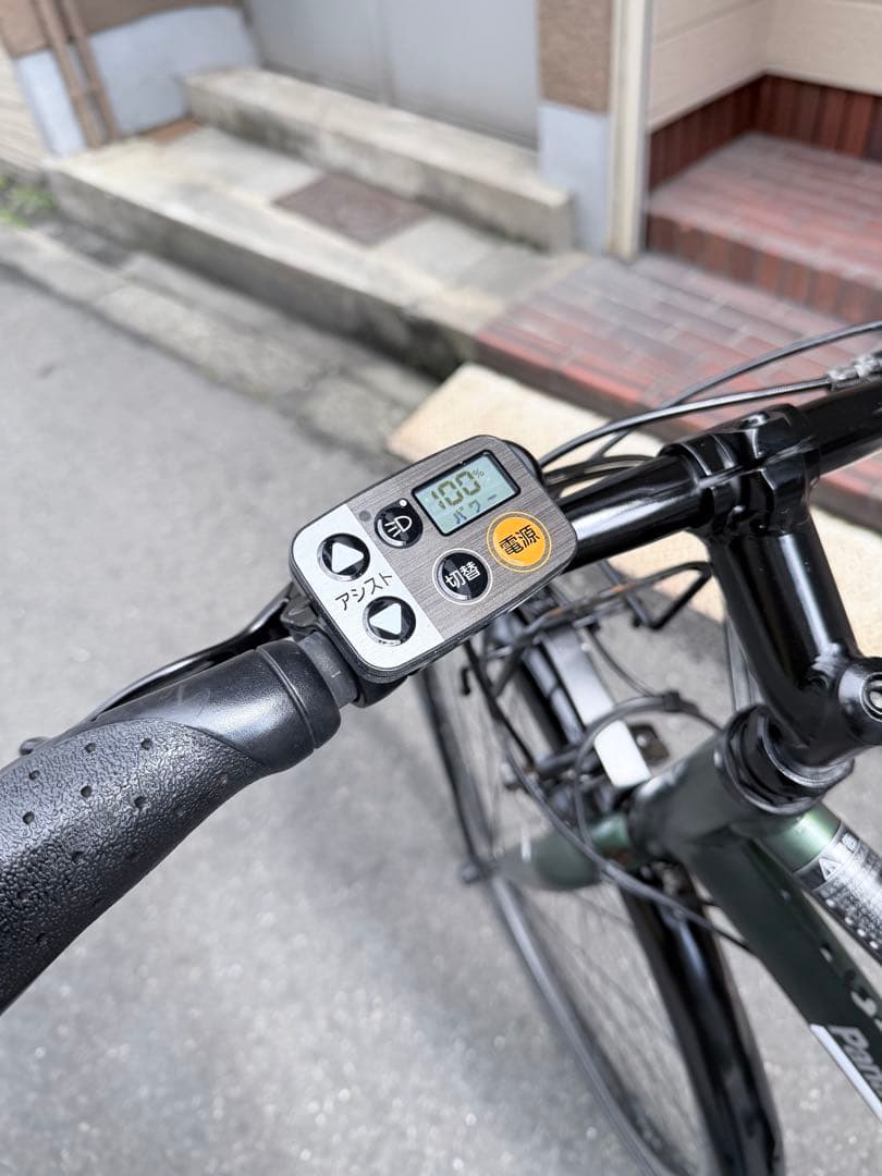 大阪府　パナソニック　スポーツ　 電動アシスト自転車 オリーブグリーン