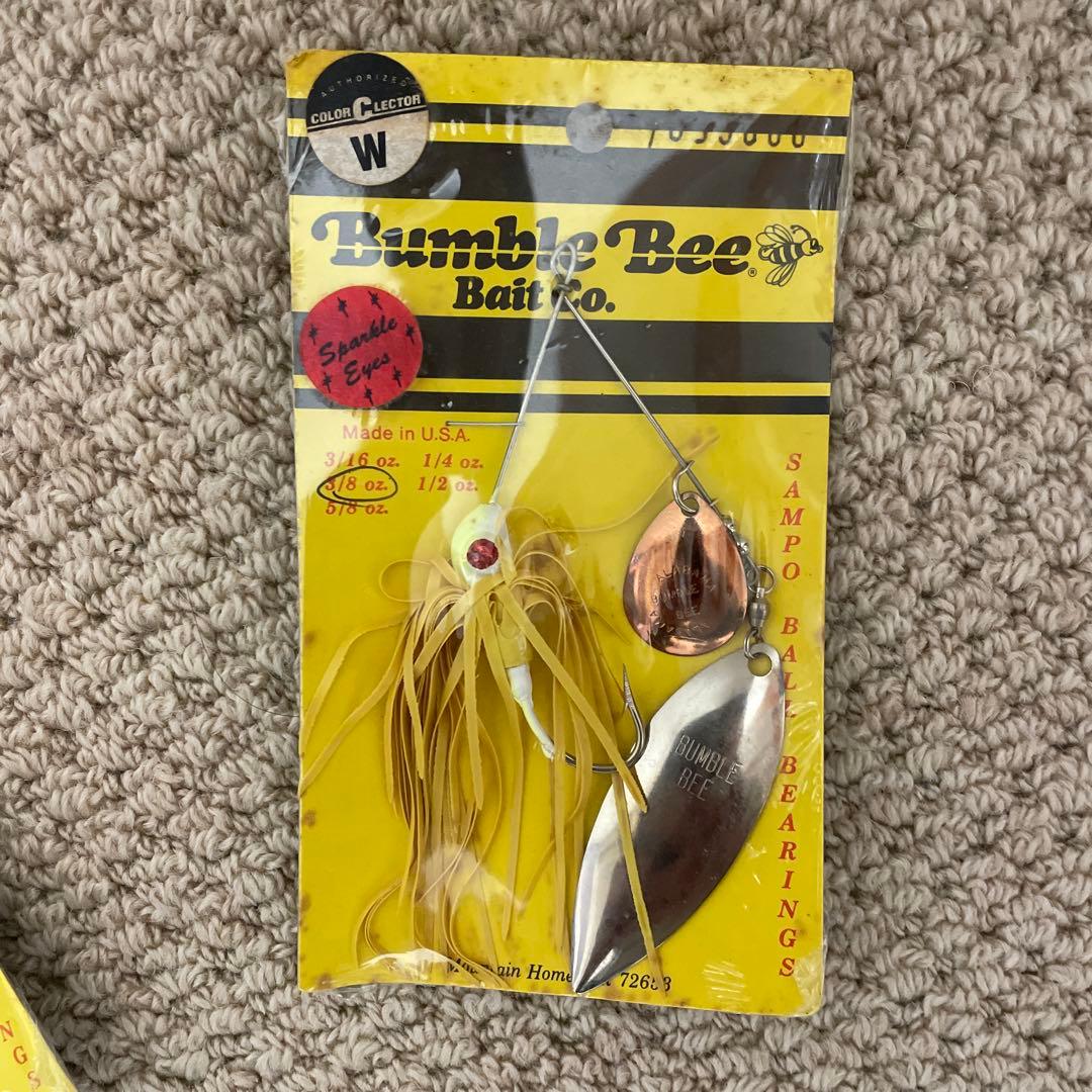 1980s 希少新品未使用Bumble Bee、supremeスピナーベイト