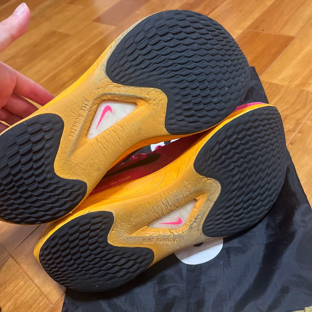 Nikeズームフライ 5 ピンク ランニングシューズ 27cm 大人気色 美品