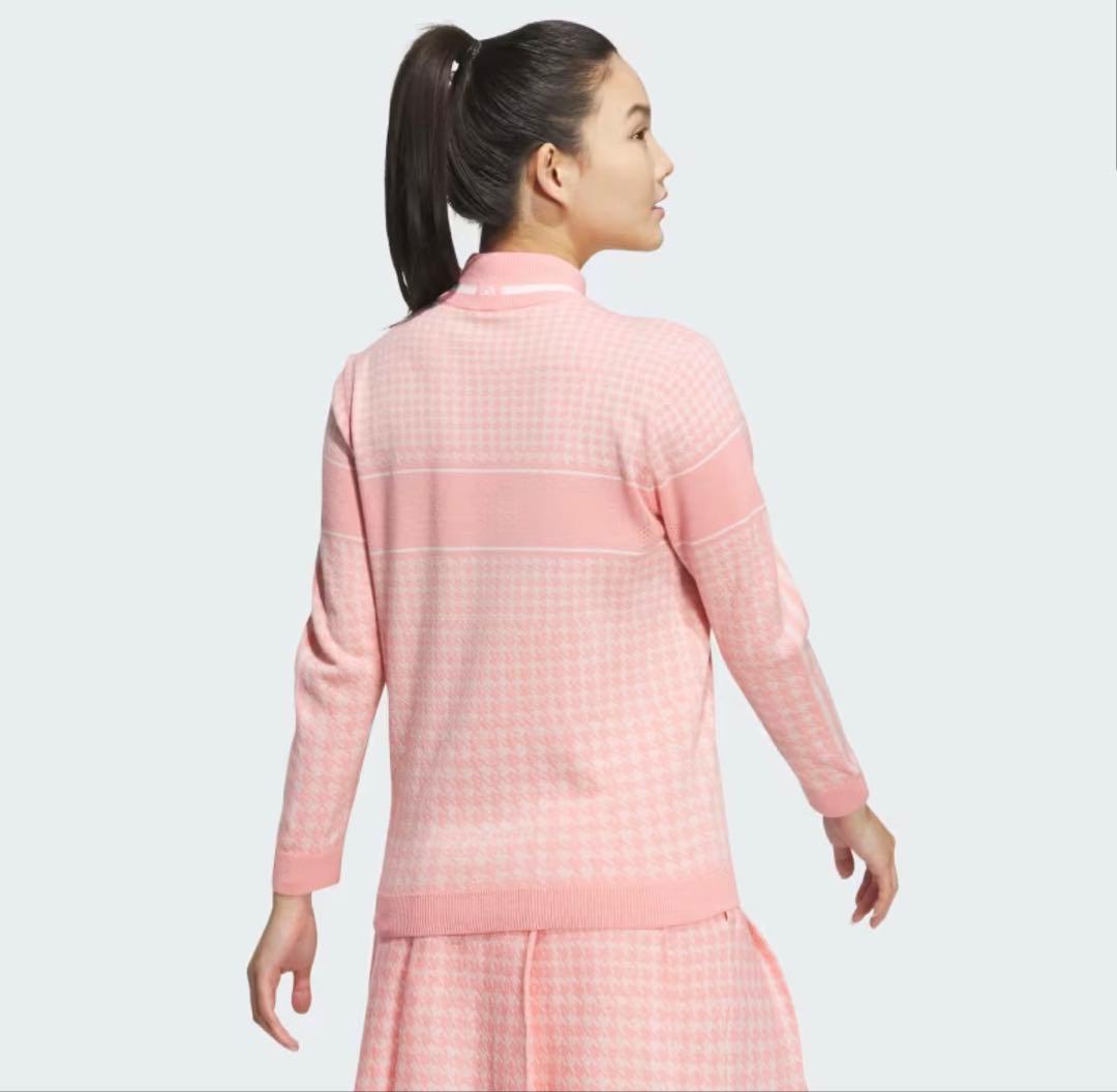 【新品Mサイズ】adidasゴルフ プライムニット モックネック セーター