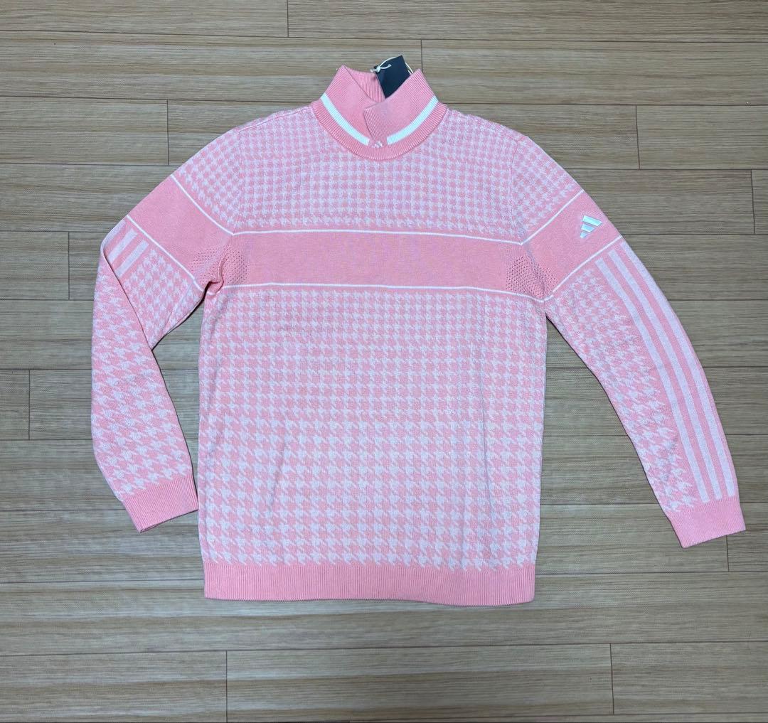 【新品Mサイズ】adidasゴルフ プライムニット モックネック セーター