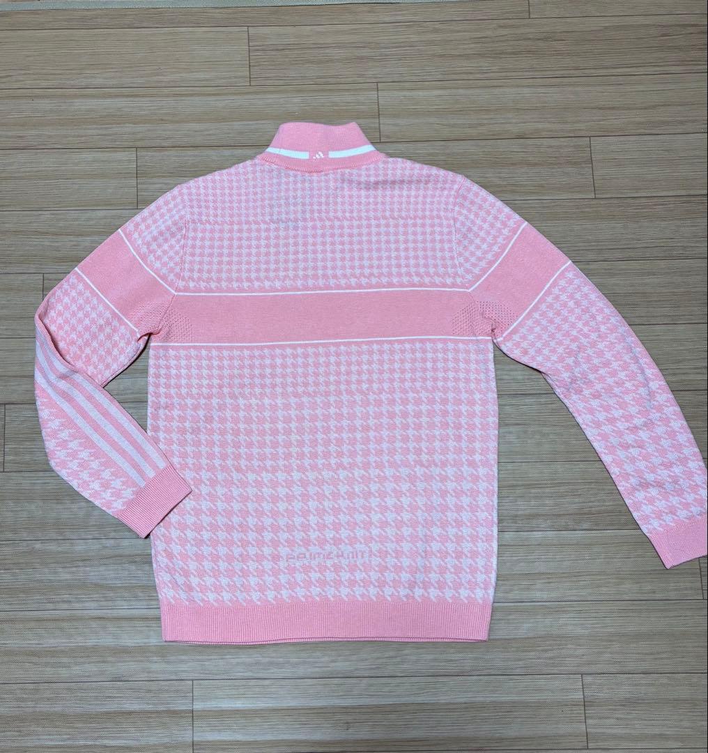 【新品Mサイズ】adidasゴルフ プライムニット モックネック セーター