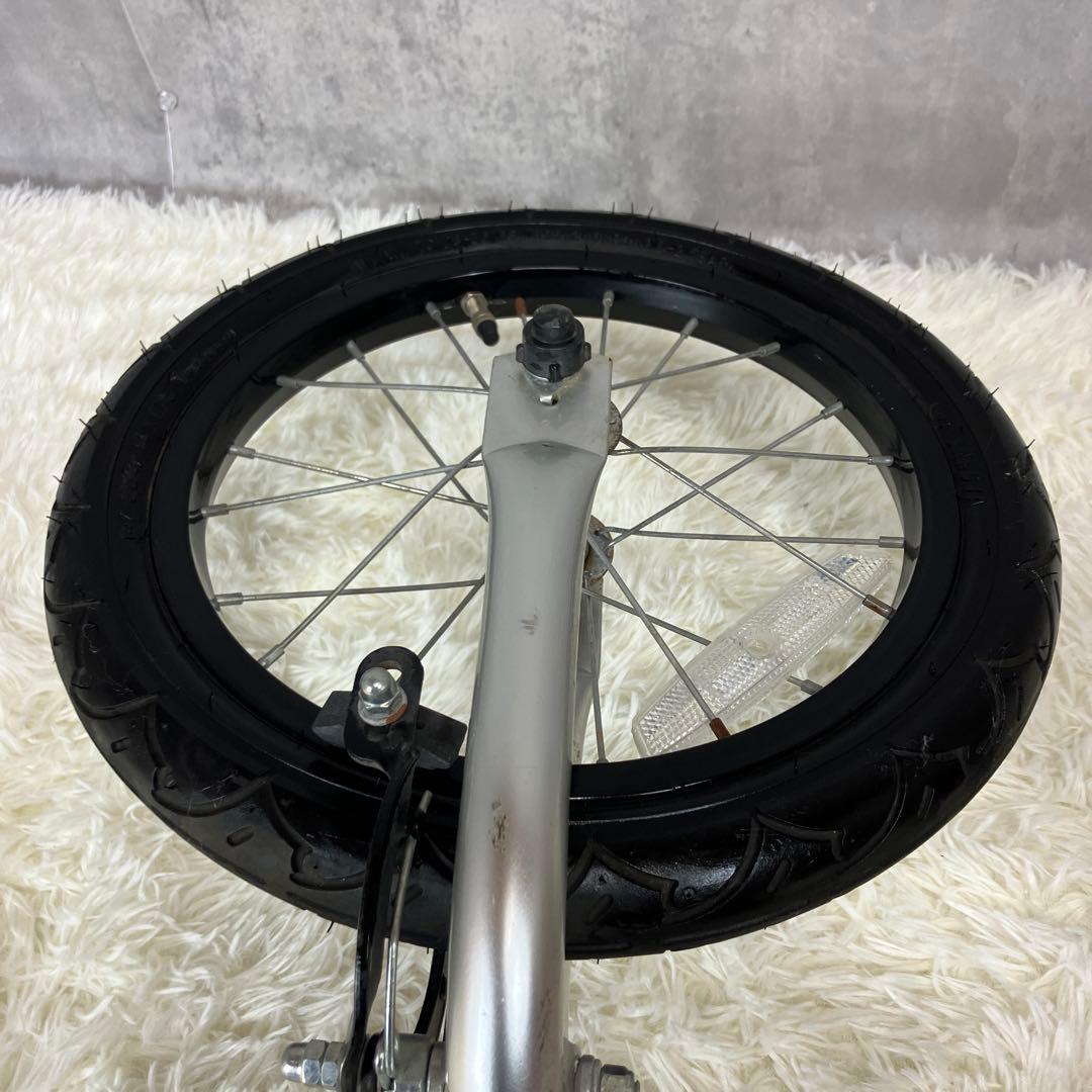 【極美品】へんしんバイク　14インチ X14 赤 スタンド付き