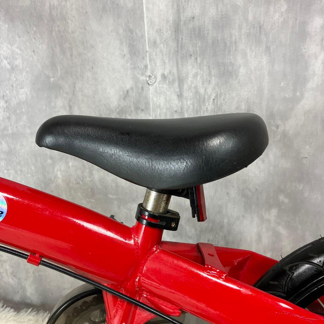 【極美品】へんしんバイク　14インチ X14 赤 スタンド付き