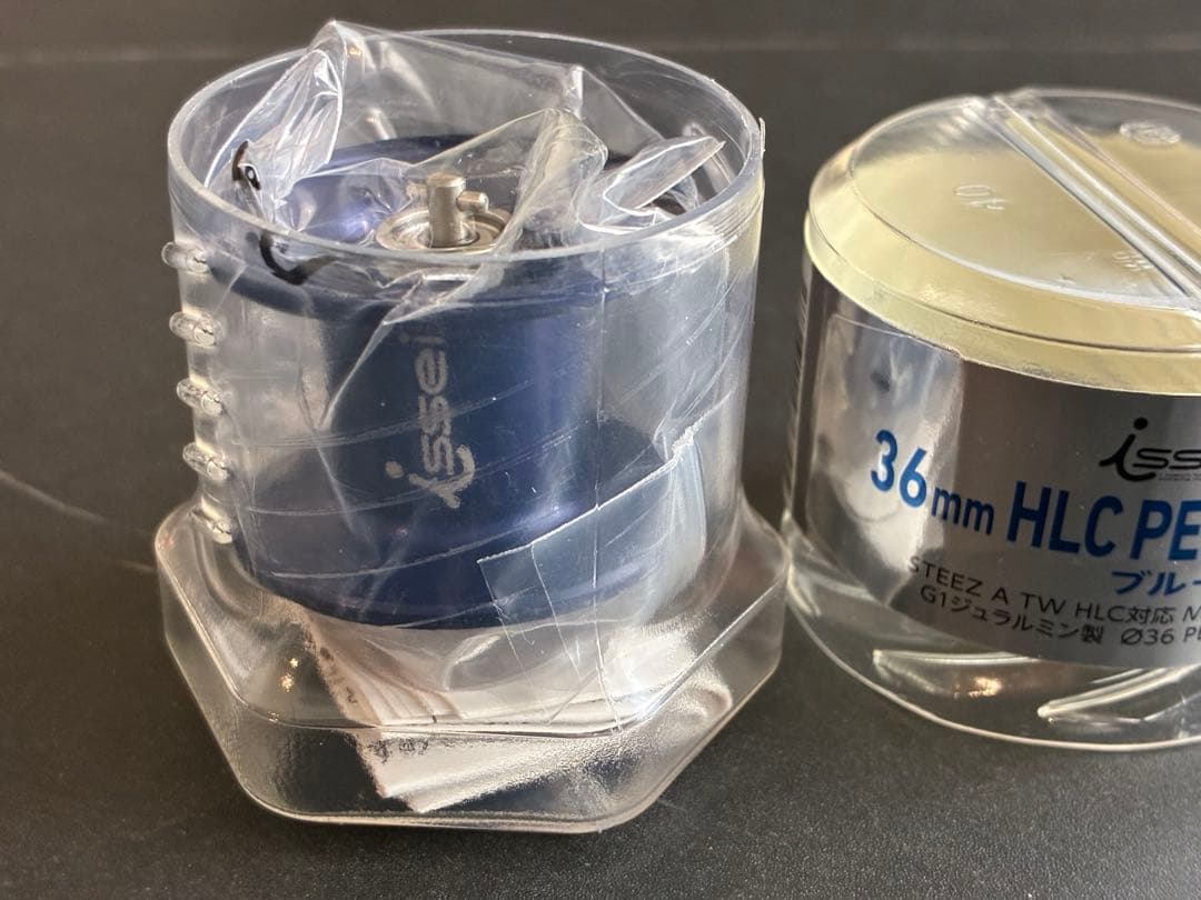 新品未使用 一誠 36mm HLC PE SPOOL G1 ブルー 村上晴彦監修