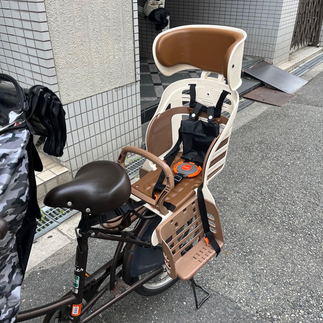 【引き取り限定】非電動チャイルドシート付き 自転車