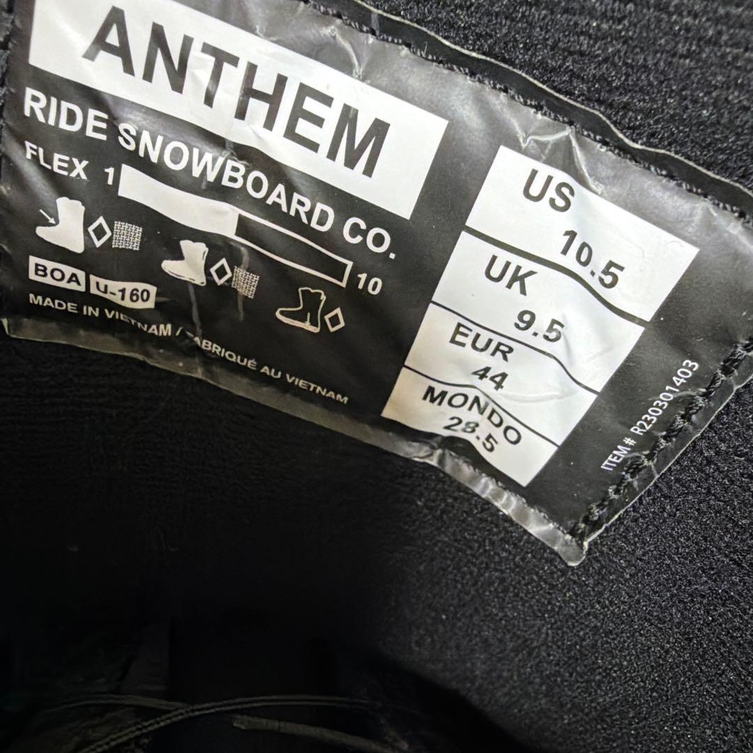 (超美品)RIDE ライドANTHEM スノーボード ブーツ 28.5