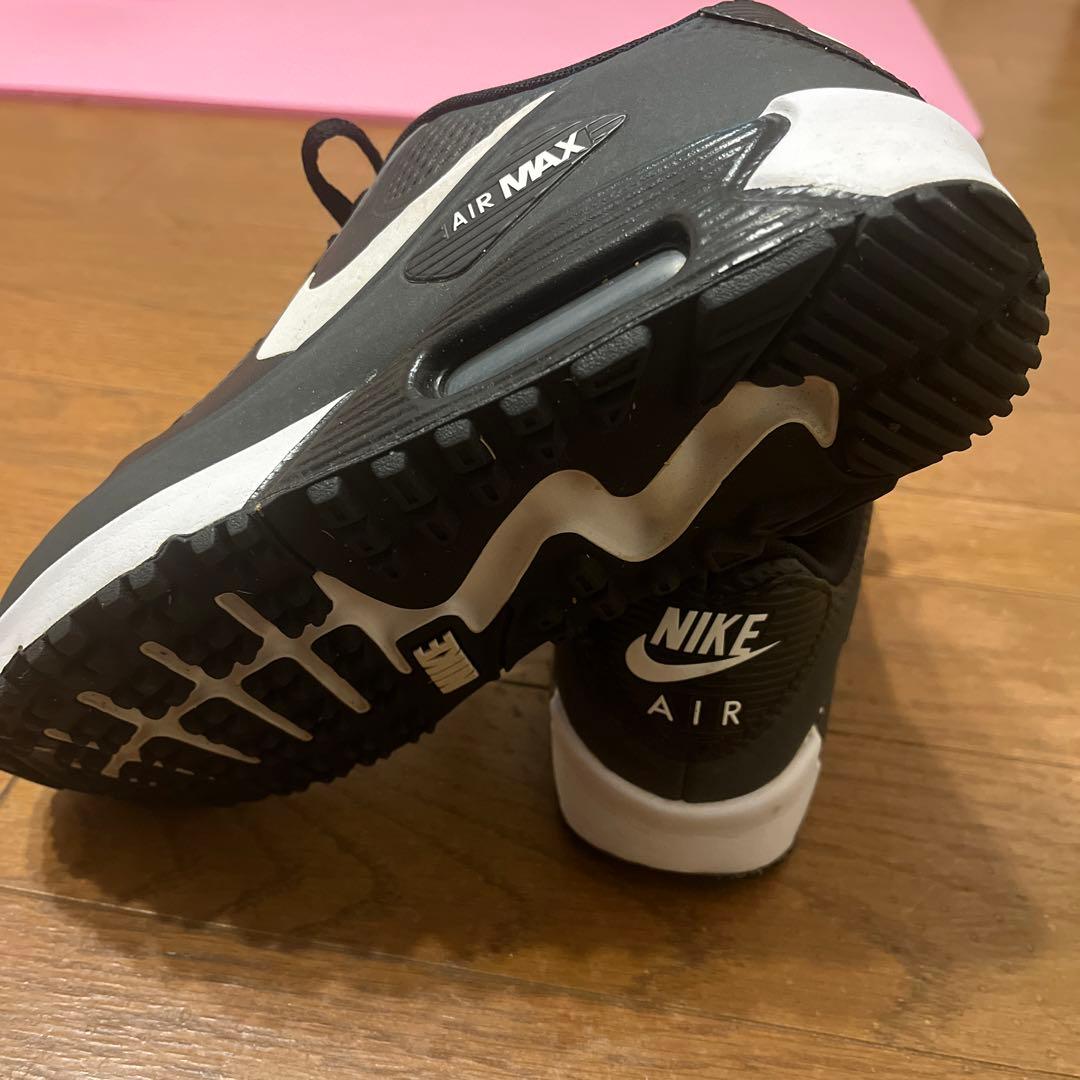 シューズ(女性用) NIKE AIR MAX 90 GOLF \"BLACK\" 25.0