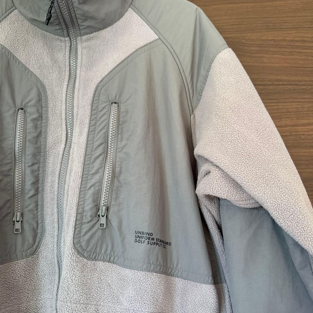UNBIND GMIL FLEECE JACKET グレー　サイズM