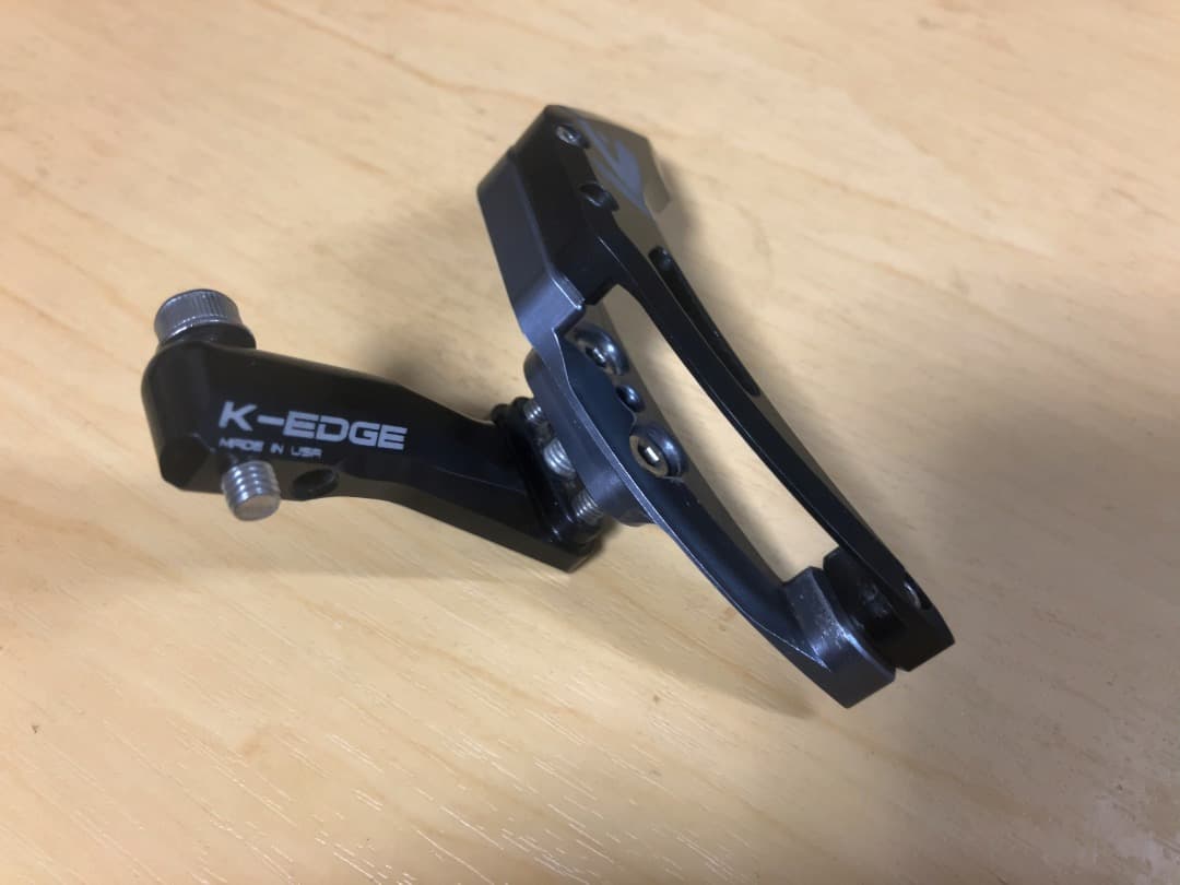 K-EDGE シングル チェーンガイド(直付)旧ロング版　中古！