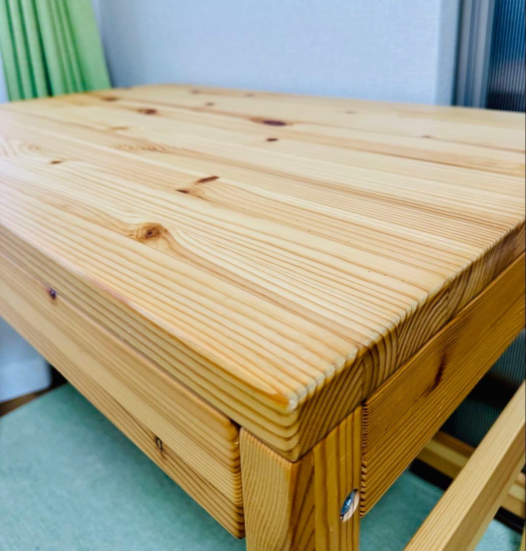 【美品】無印良品 MUJI パイン材 デスク 幅86×奥58×高70