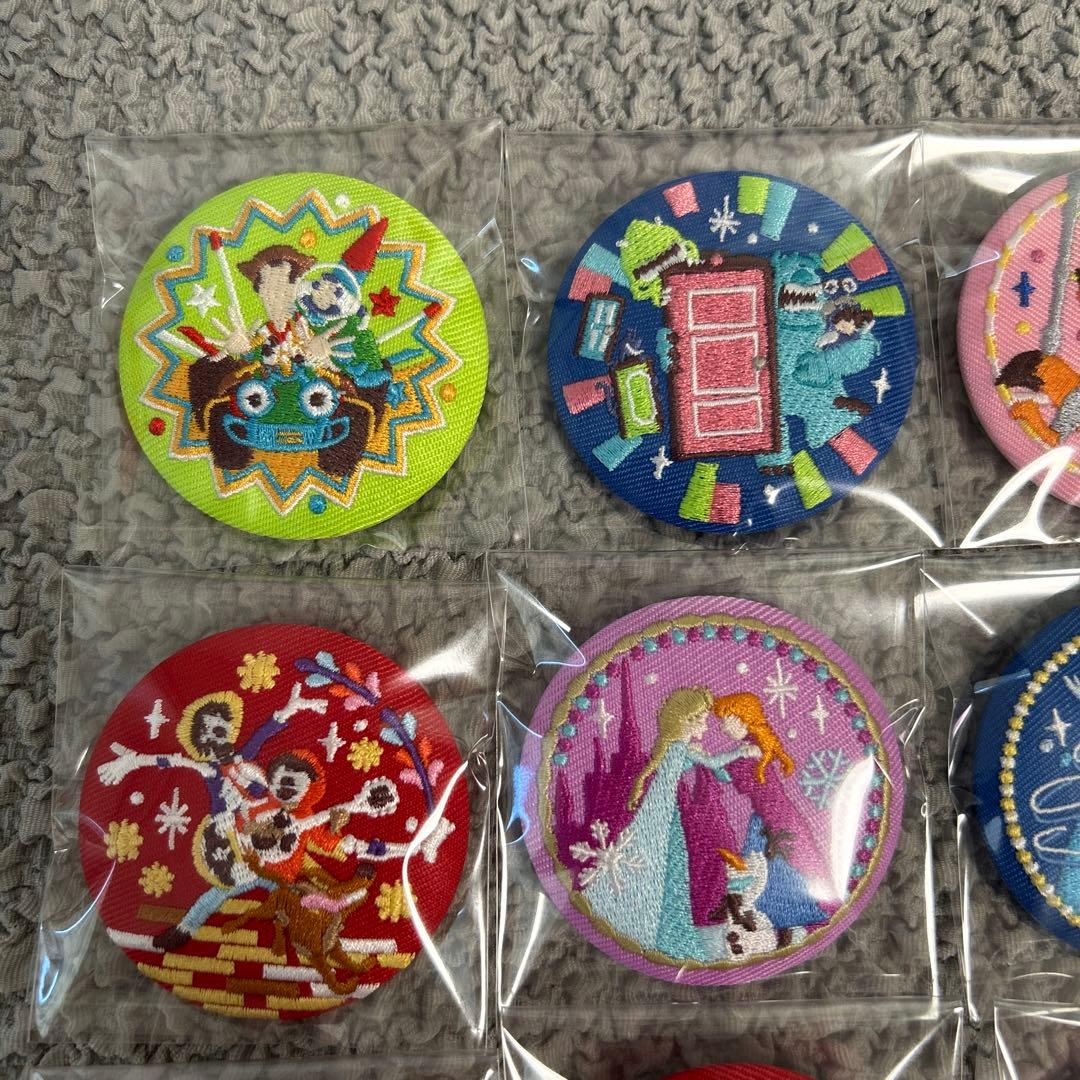 ディズニー刺繍缶バッジ2 コンプリート