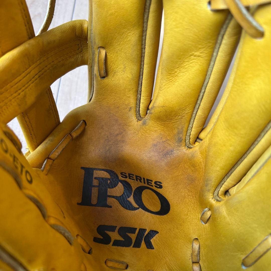 SSK 江藤モデル 日本製 PROSERIES ETOH 刻印 一般軟式用内野手