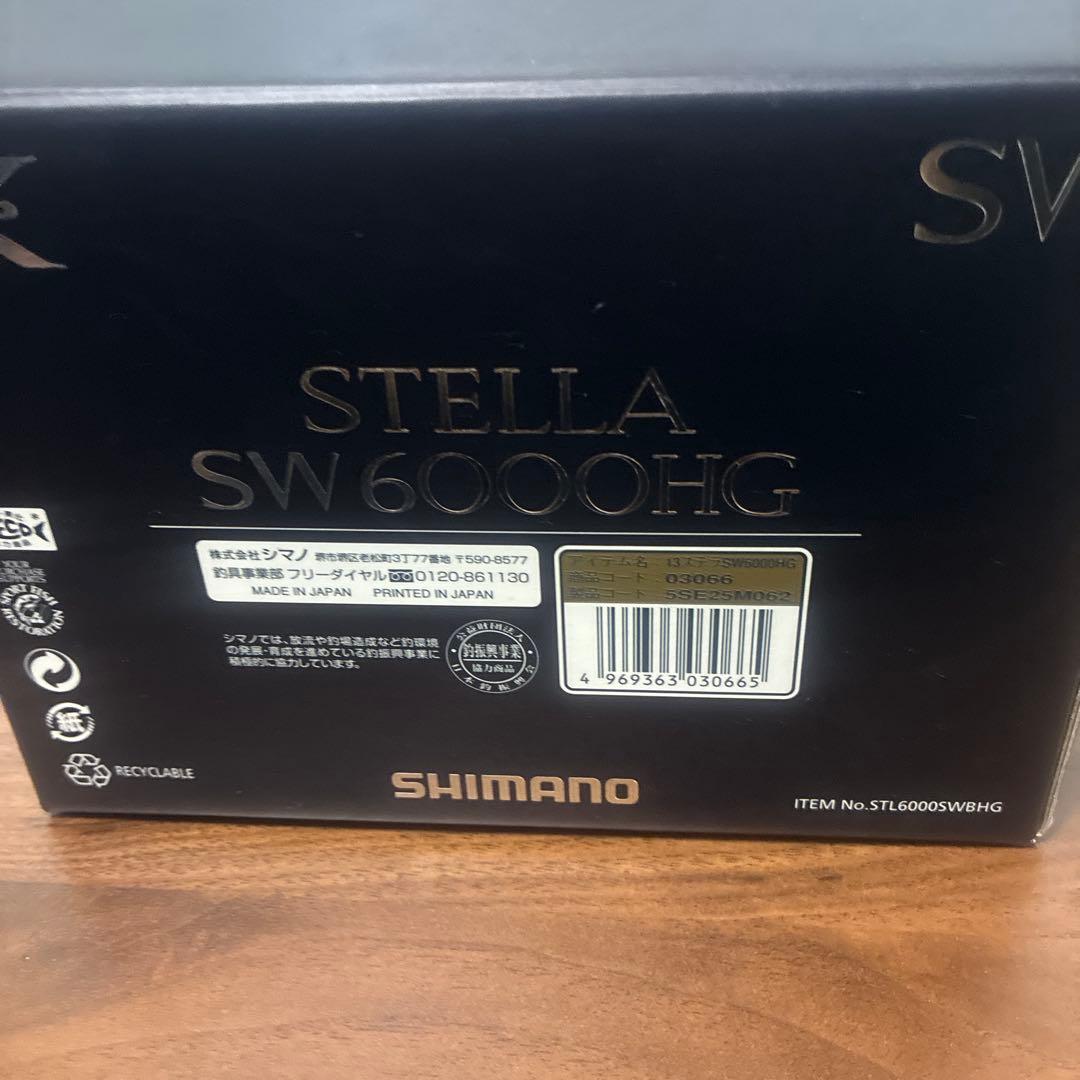 SHIMANO 13STELLA SW6000HG スピニングリール