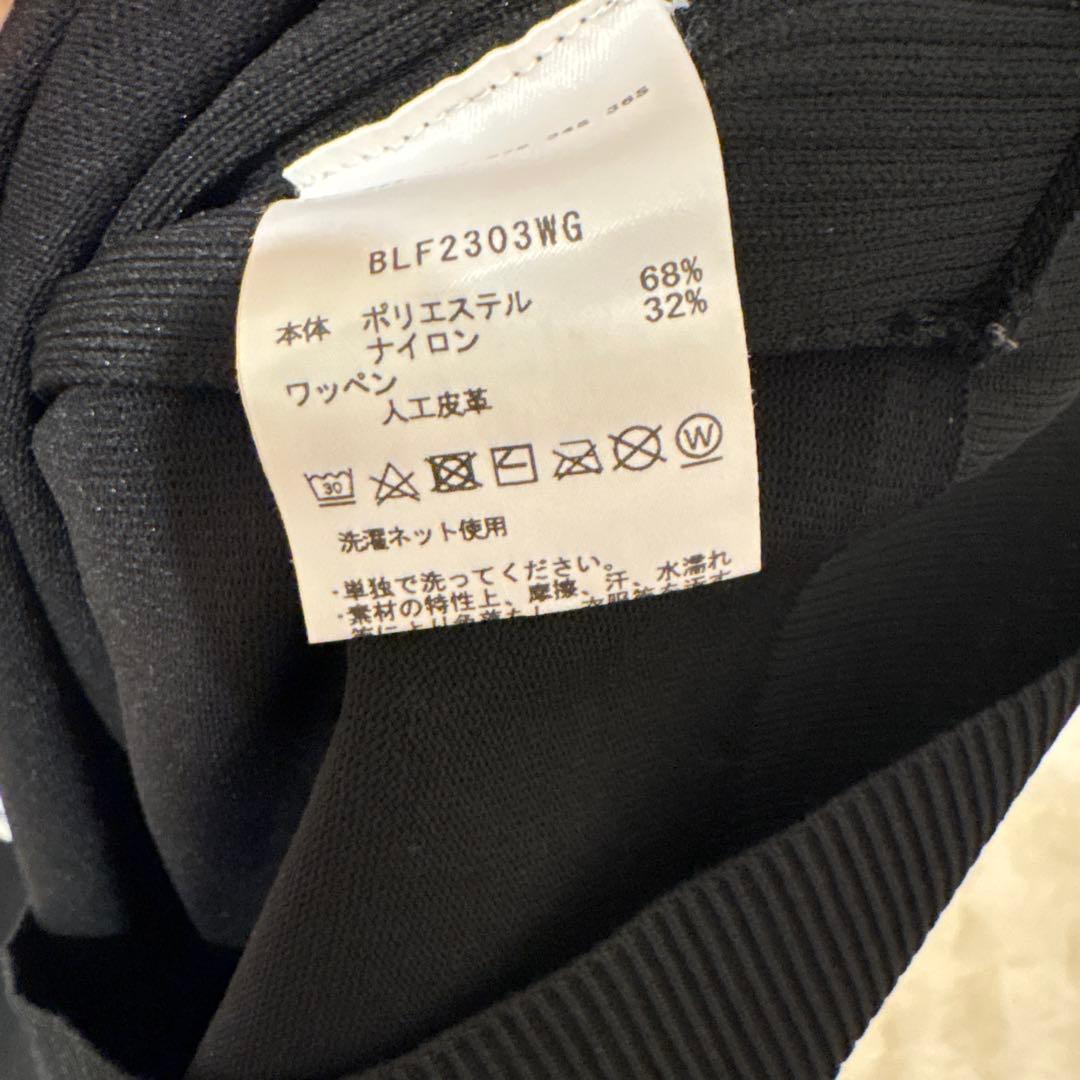 Black&White ゴルフ ニット セーター L レディース長袖 ロゴ