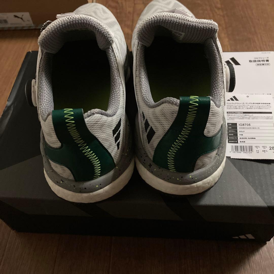 adidas ゴルフシューズ コードカオス25 ボア スパイクレス 28.5cm