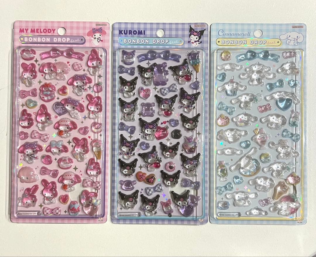 正規品 ボンボンドロップシール サンリオ2弾 5枚セット