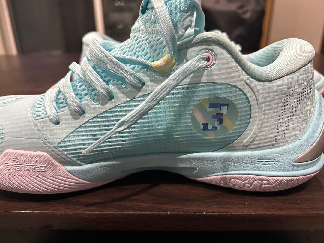 FOREVER T 水色 バスケットシューズ