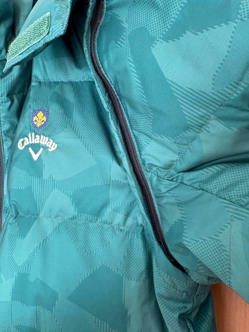 値下げ:美品Callaway 2wayグリーンジャケット　大きめサイズL